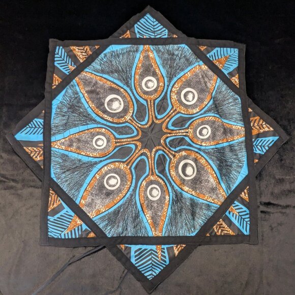 Handmade Other - BEGINNER 26" Flow Star LIGHTWEIGHT Dapo Spinning Cloth, Festival Rave Toy Blue